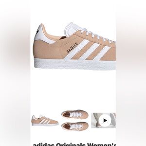 Adidas Women’s Gazelle size 7 light pink